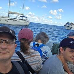 Überfahrt mit Wasser Taxi