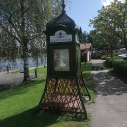 Askersund: Telefonzelle, jetzt Bücherkiste