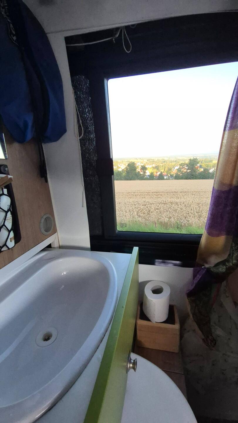 Toilette mit sehr schöner Aussicht