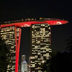 Marina Bay bei Nacht