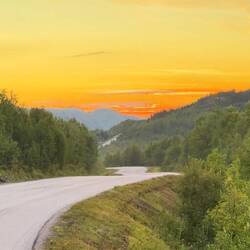 Fahrt durch die gute Nacht.