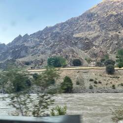 vermeintlicher Schlafplatz Blick Afghanistan