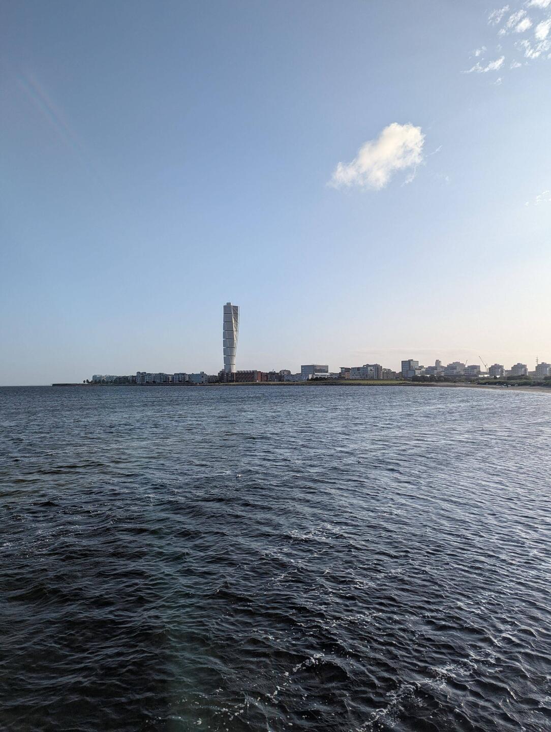 Blick auf Malmö am Morgen