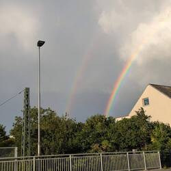 Doppelter Regenbogen