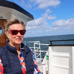 Trotz Sonne ein lebhafter Wind.