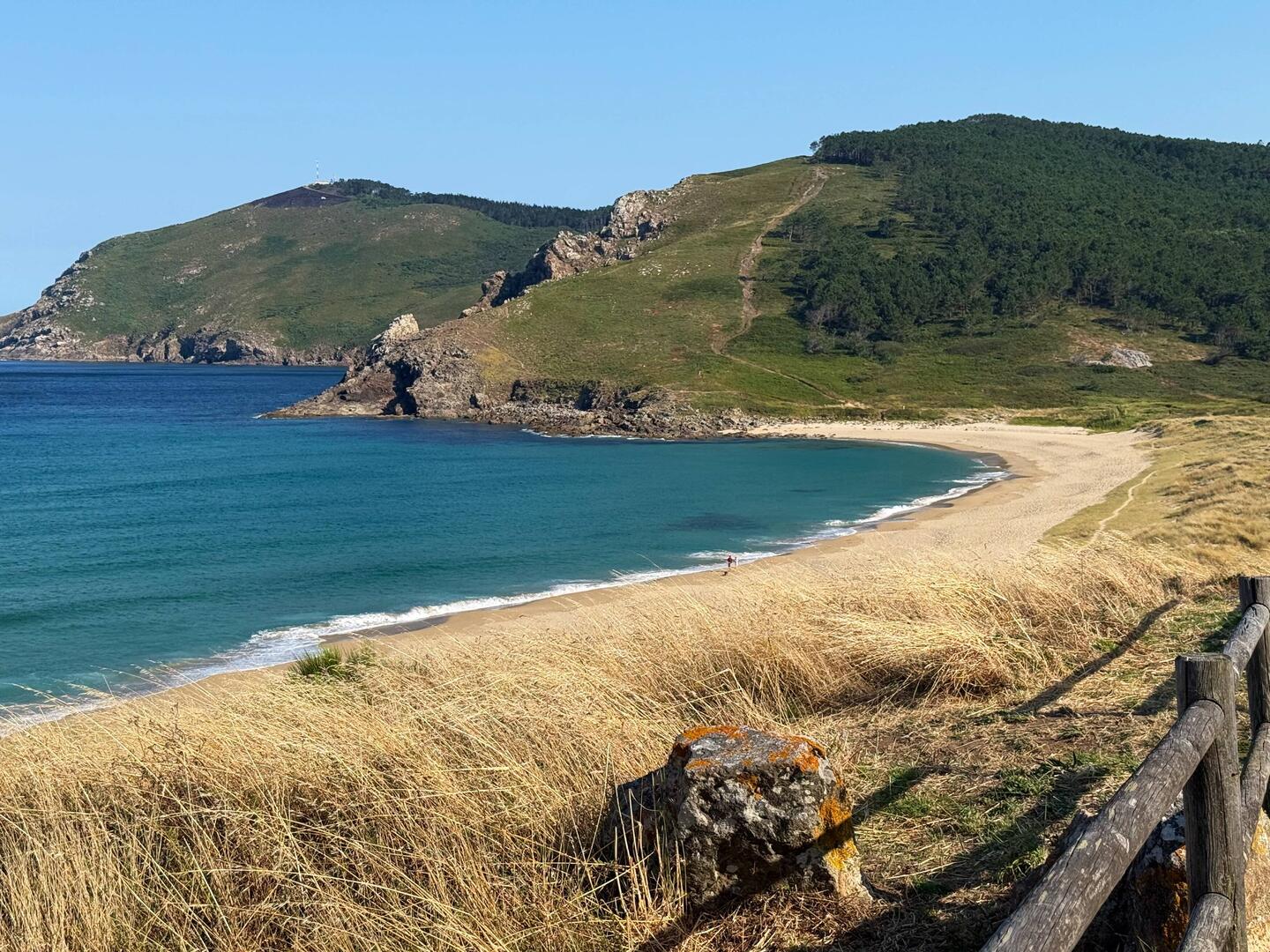 View on the way down to the first beach of the day