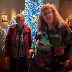 Ann enjoyed the exhibition