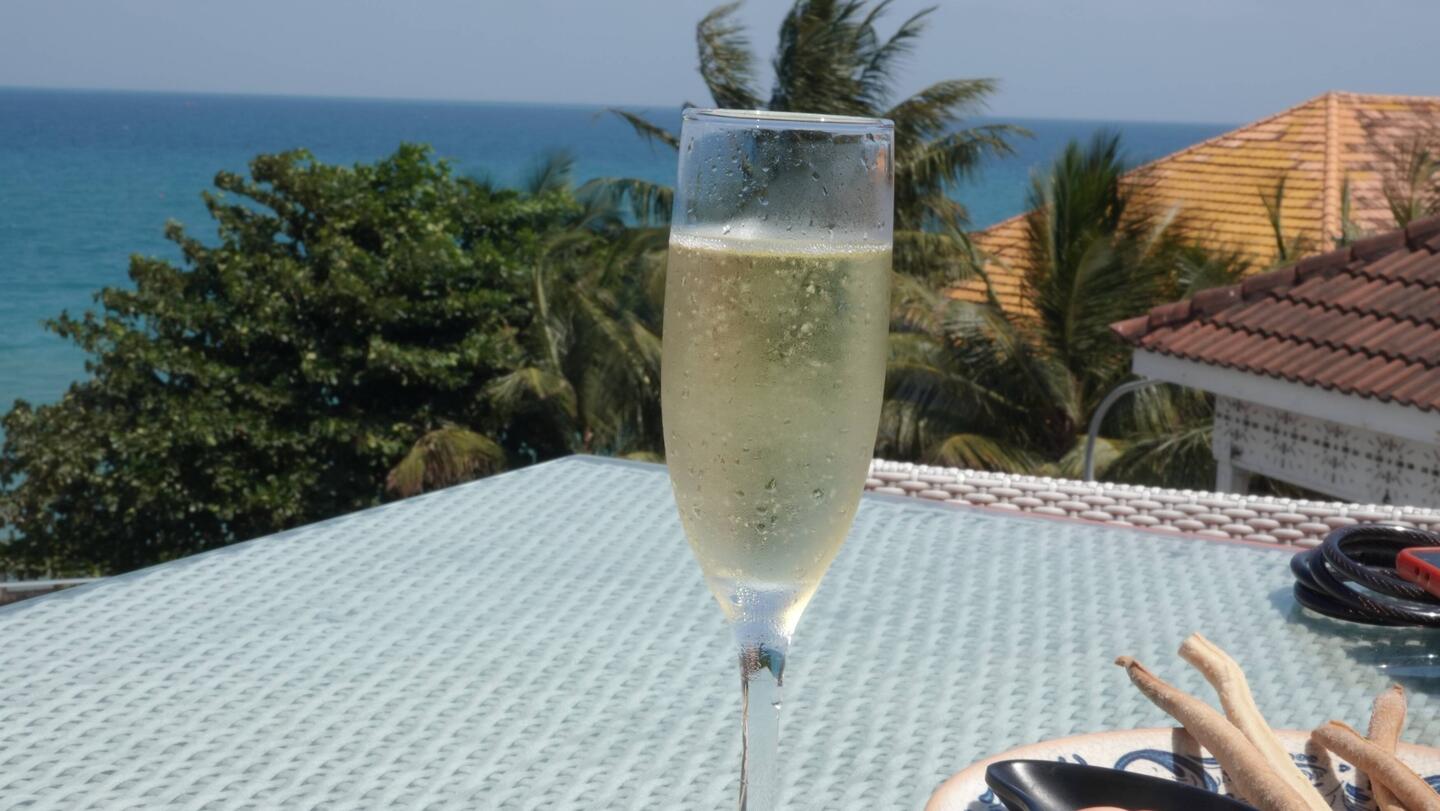 1 Flasche Sekt zum Abschied