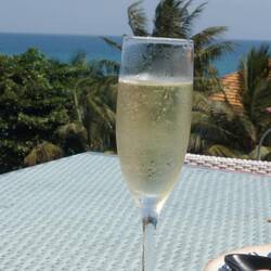 1 Flasche Sekt zum Abschied