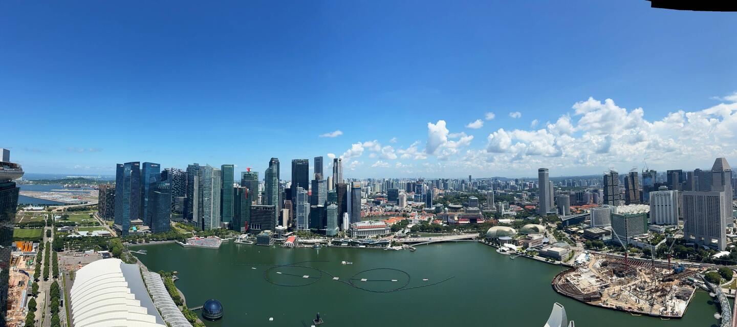 Ausblick Marina Bay Skypark