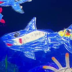 Und schwupp war der Hai an der Wand