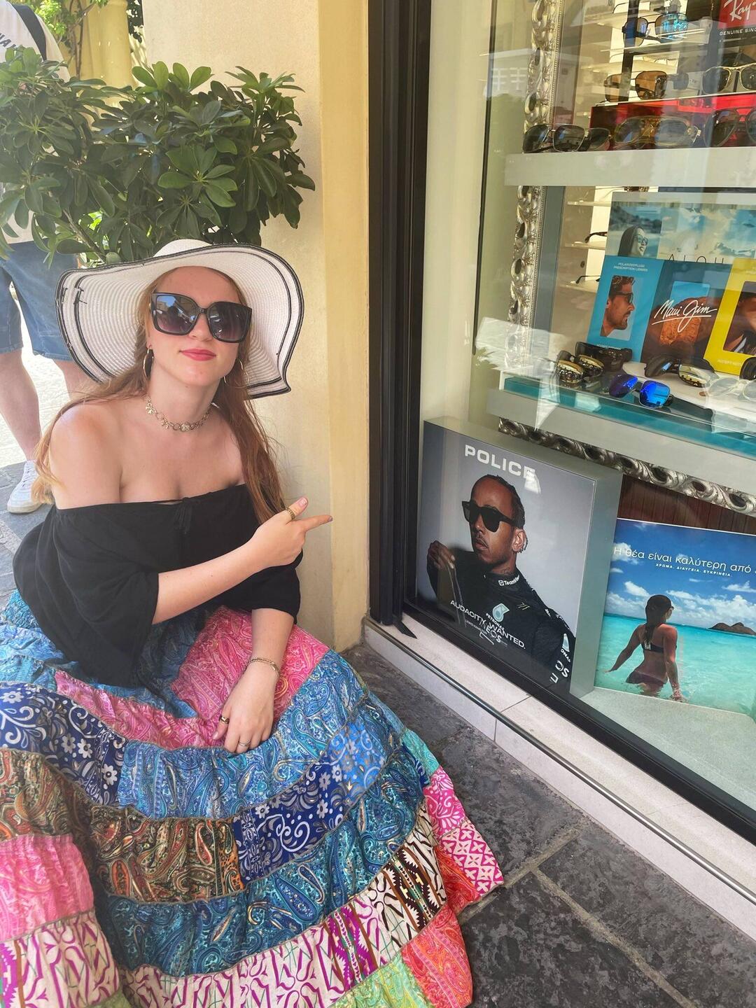 Lewis Hamilton spotted in the wild