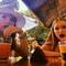 The twins seem happy with their drink
