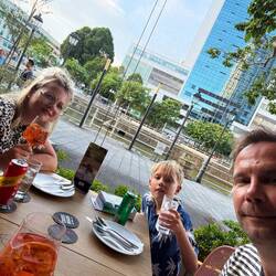 Letzter Abend , auf Wunsch von Hannes - Essen beim Italiner