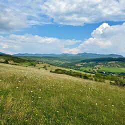 Aussicht von meinem heutigen Zeltplatz