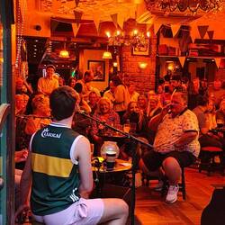 Sehr gute Stimmung mit irischer Musik