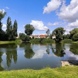 Dorfteich Großlehna