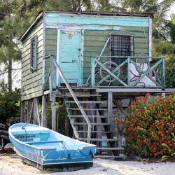 Local house on Caye Caulker.