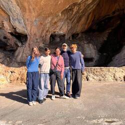 The entrance to the caves