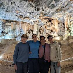 Inside the first cavern