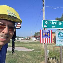 Town name similar to fav band RUSH