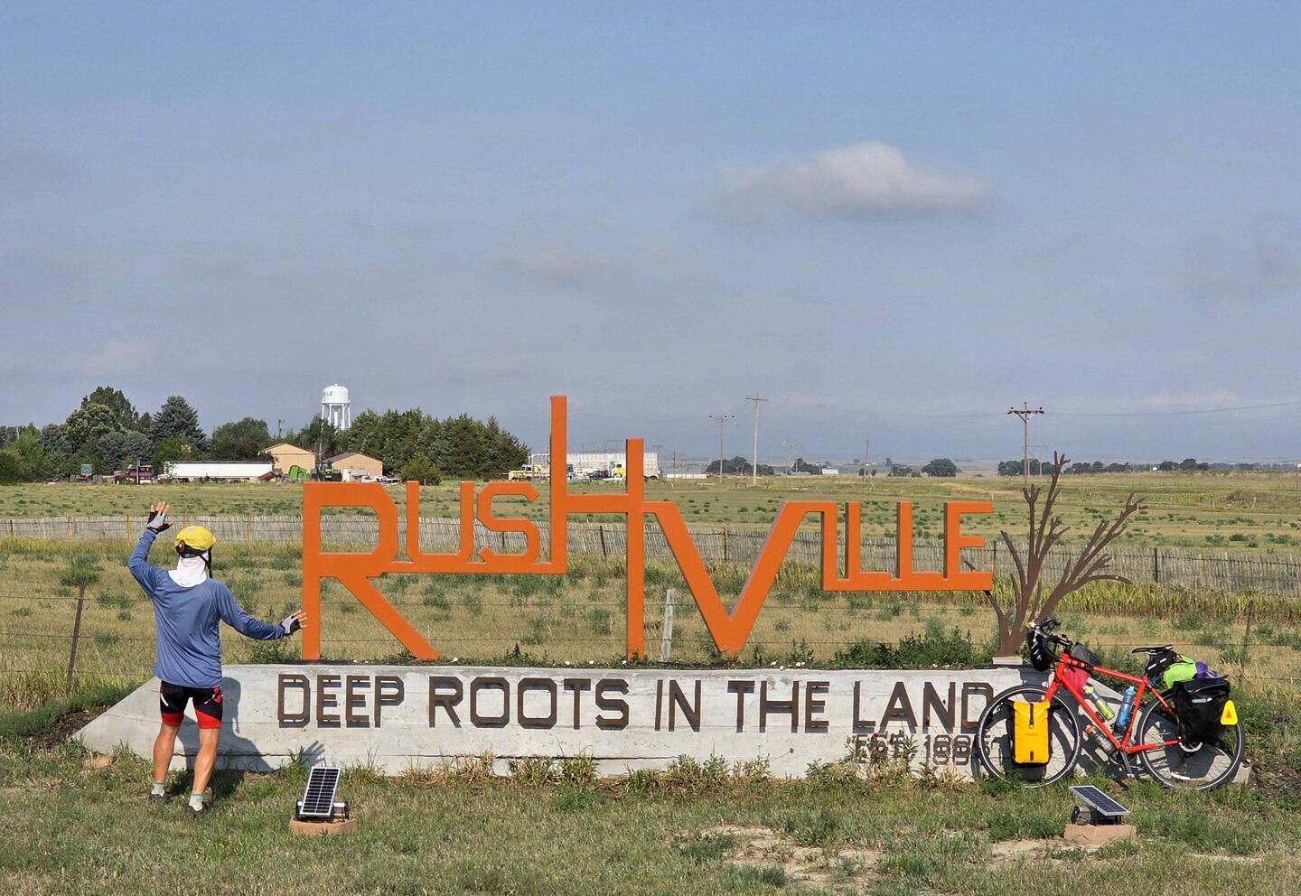 Town name similar to fav band RUSH