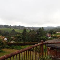 The morning view from Finca El Refugio Zen