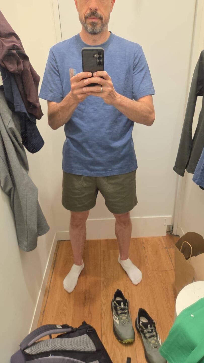 Shopping after loosing the suitcase.