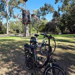 Making use of the beautiful weather