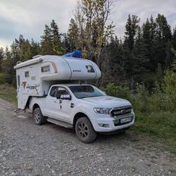 i overländer Stellplatz am blue Lake