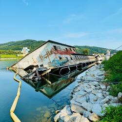 Gesunkenes Schiff