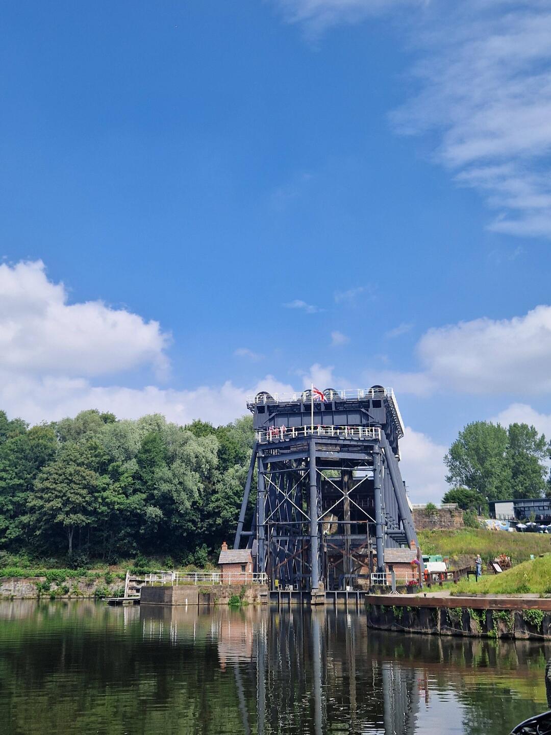 Anderton Boat Lift seen from the Weaver