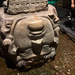 An upside down medusa