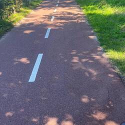 Les pistes cyclables hyper identifiées et sécurisées