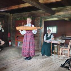 A traditional Norwegian string instrument