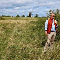 Mitten in der Alvar, der Natursteppe in Öland.