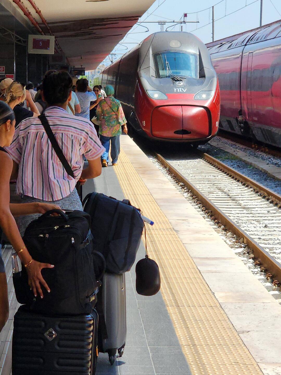 Our Italo fast train to Firenze