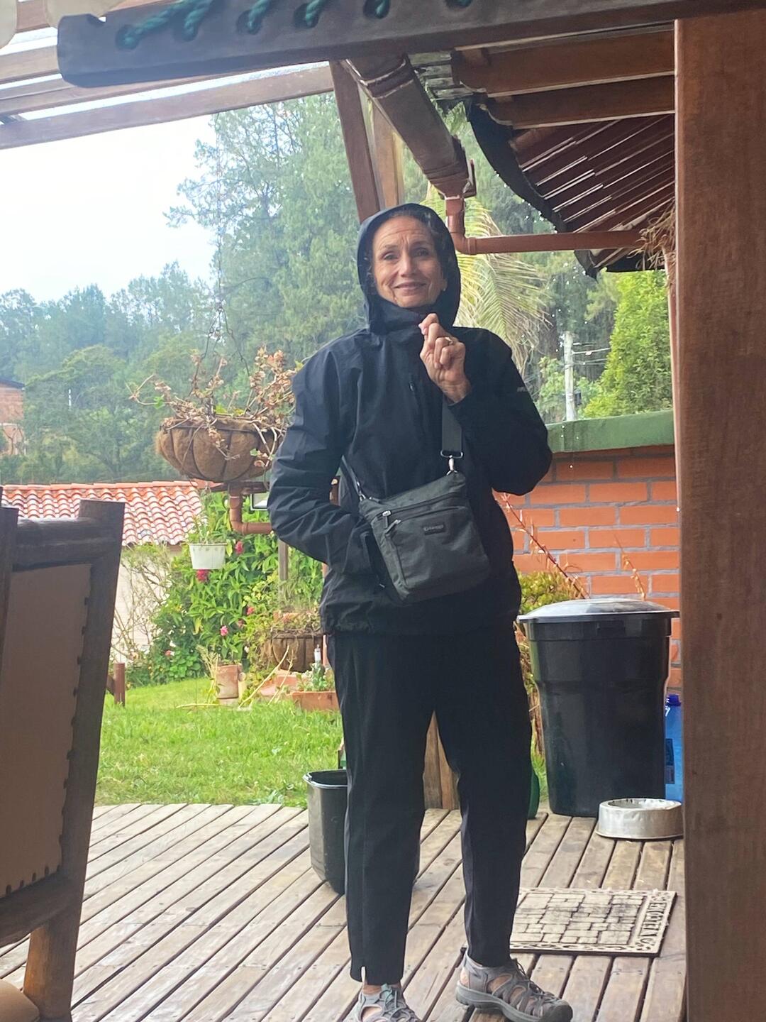 Ready for the drizzle.