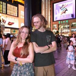 Another photo opp at the People's Liberation Monument (bonus CCTV camera for added authenticity)