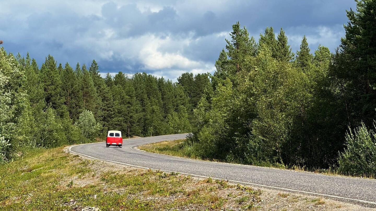 Schöner alter Buckelvolvo Kombi.