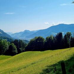 ... mit Blick ins Inntal.