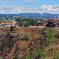Blick über die Grube