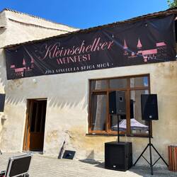 Vorbereitung fürs Weinfest