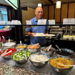 Salad bar ubiquitous on breakfast buffets