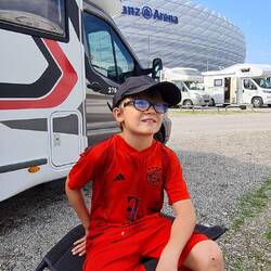 Schlafen bei der Allianz Arena