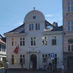 Bergen's McDonalds is not a traditional building.