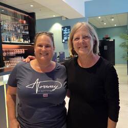 Mary and her buddy Michelle