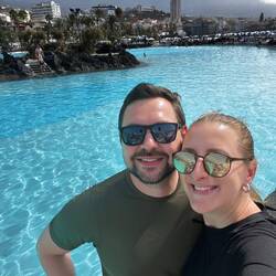 Meerwasserpool & der Teide