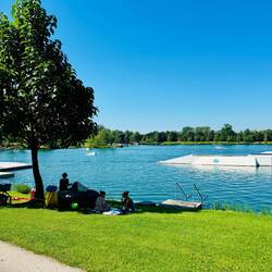 Erster Halt zum Frühstück Ausee