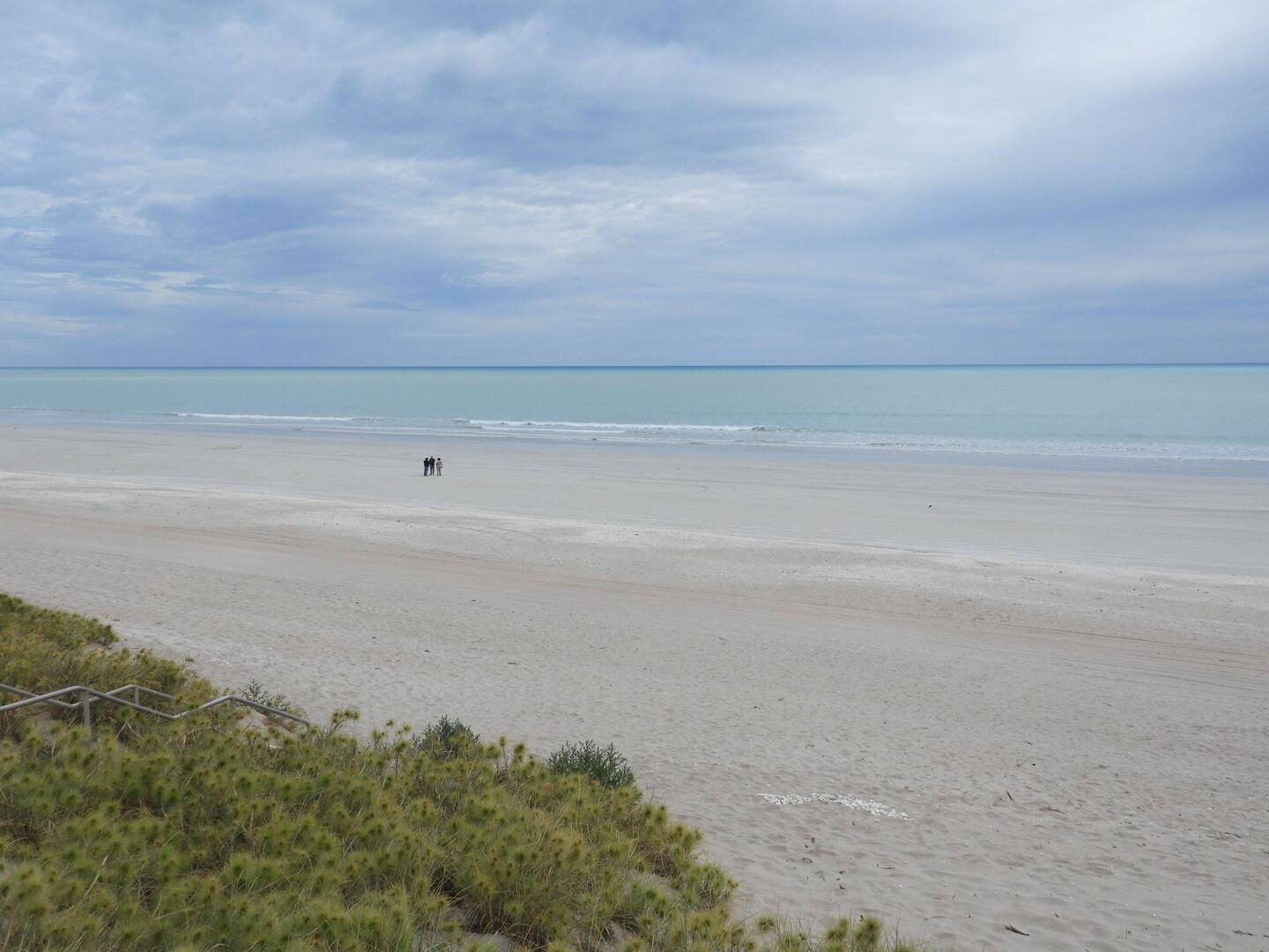 First view of 80 mile Beach